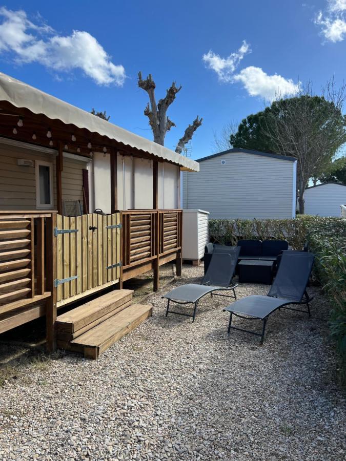 Mobilhome La Carabasse Vias Plage المظهر الخارجي الصورة