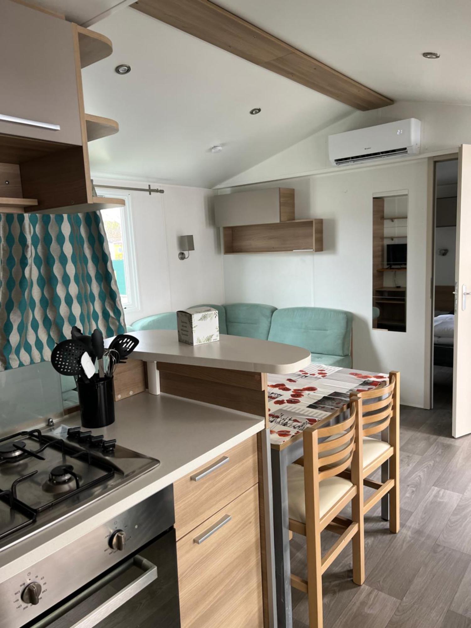 Mobilhome La Carabasse Vias Plage المظهر الخارجي الصورة