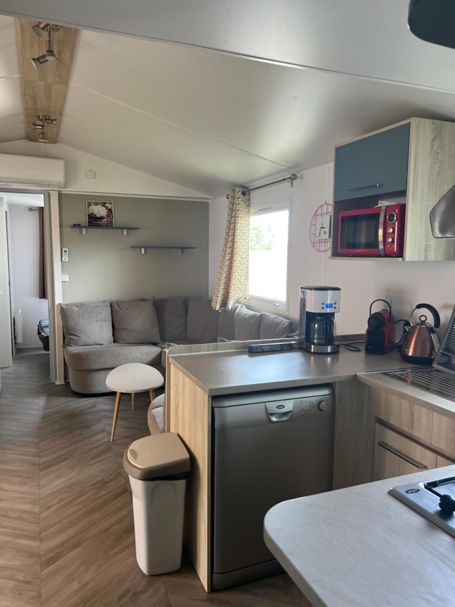 Mobilhome La Carabasse Vias Plage المظهر الخارجي الصورة